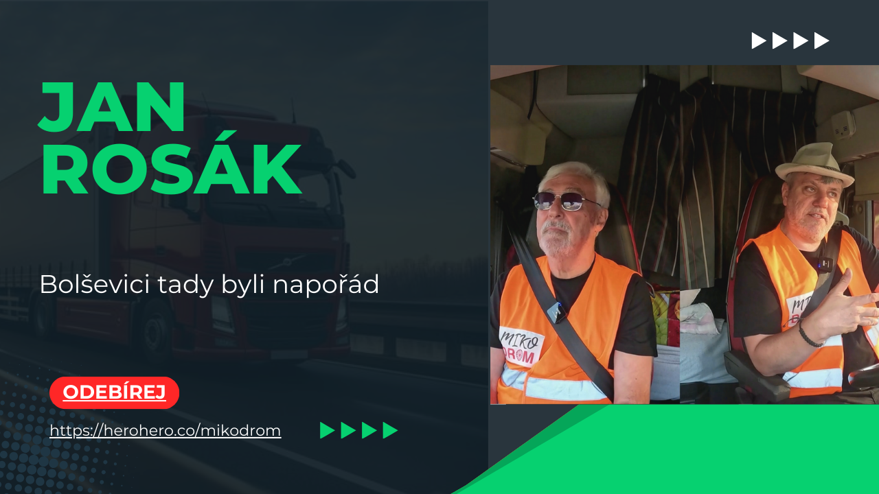 Jan Rosák: Bolševici tady jsou napořád, mysleli jsme si | Stream